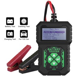 Battery Tester BA107 Charger Analyzer Capacity Load Tester Cranking System Test 100-2000CCA Car Battery Tester Battery Tester BA107 Charger Analyzer Capacity Load Tester Cranking System Test 100-2000CCA Car Battery Tester