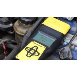 12V/24V Socoje Auto Battery Tester with Printer 100-2000 CCA Car Battery Analyzer Auto Cranking and Charging System Test Tool 1pc