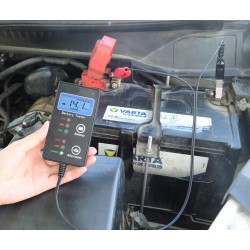 Portable Light Weight Verifies Battery Condition Alternator Output 12V Battery Tester For Car Motorcycle Etc Portable Light Weight Verifies Battery Condition Alternator Output 12V Battery Tester For Car Motorcycle Etc