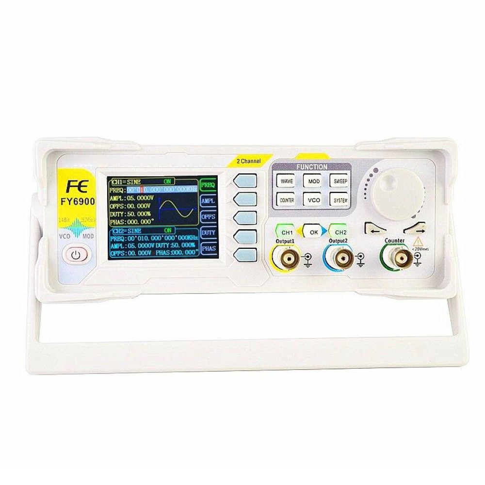 FY6900 Dual Channel DDS Function Arbitrary Waveform Signal Generator ...