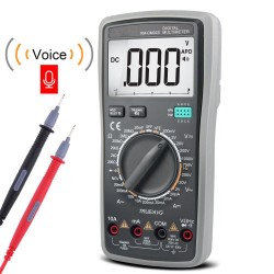 KM-DM02S Digital Multimeter with Voice Broadcast True RMS Measurement Non-Contact Voltage Detection High Precision Auto-Ranging Multimeter