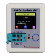 LCR-TC1 1.8inch Colorful Display Multifunctional TFT Backlight Transistor Tester for Diode Triode Capacitor Resistor Transistor LCR ESR NPN PNP MOSFET LCR-TC1 1.8inch Colorful Display Multifunctional TFT Backlight Transistor Tester for Diode Triode Capacitor Resistor Transistor LCR ESR NPN PNP MOSFET