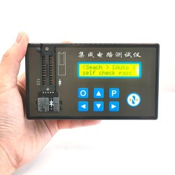 Handheld Rechargeable 100KHZ-5.3GHZ 4inch LED Integrated Circuit Tester Transistor Diode Triode Tester Digital Transistor IC Chips Detector