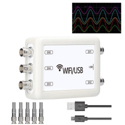 ET601/ET602 Wi-Fi USB 5 Channels Virtual Oscilloscope Wireless Storage Oscilloscope Recorder Car Automobile Repair Tools