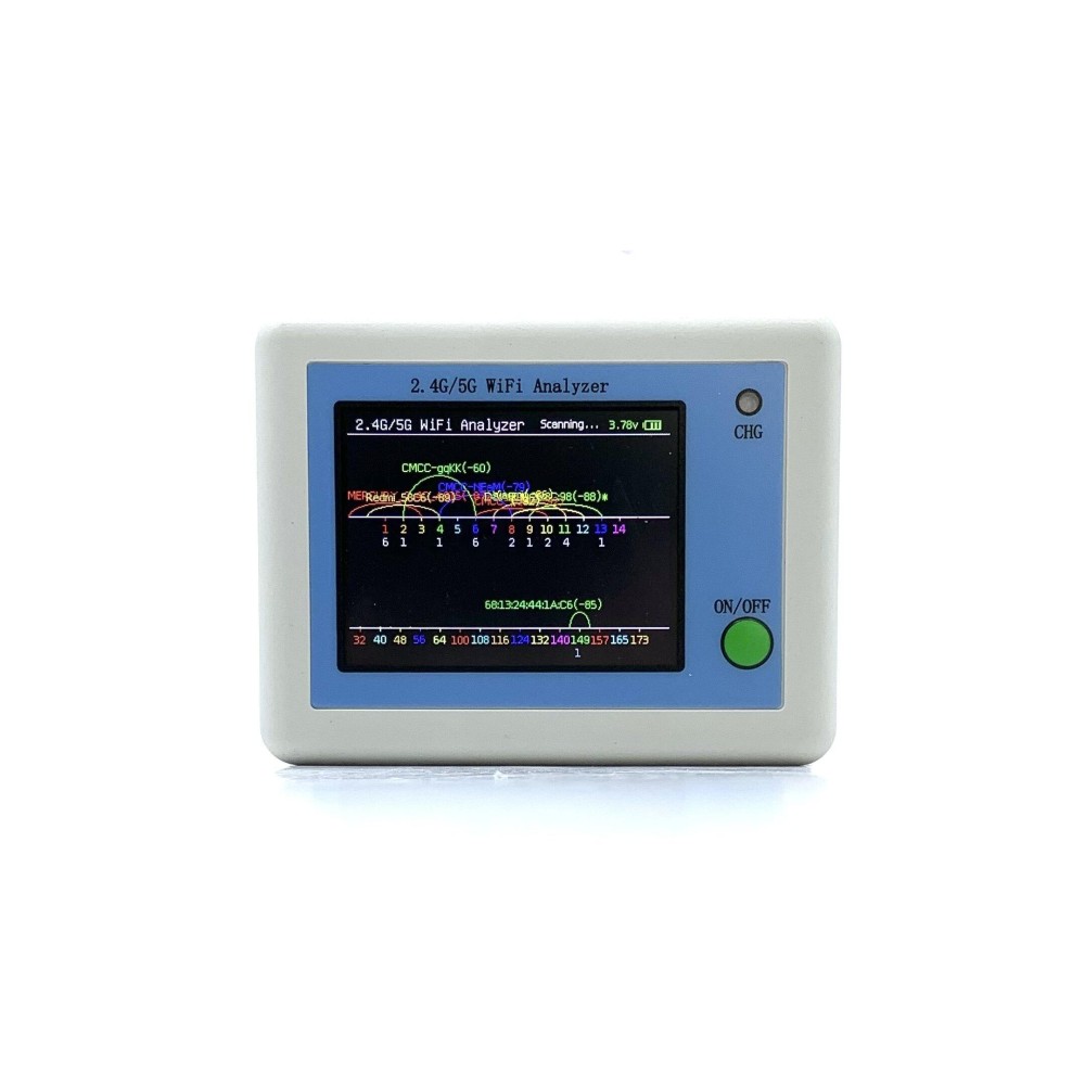 WIFI Signal Scanner 2.4-inch TFT Color Display 2.4G/5G WIFI