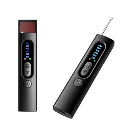 X13 Hide Camera Detector Bug Detector Listening Device Detector GPS Tracker Detector Bug Sweeper RF Wireless Signal Scanner For Home Office Travel
