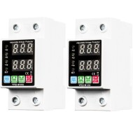 40A 63A Rated Current Automatic Reclosing Protector with Overvoltage Undervoltage Overcurrent Protection Real-Time Dual Digital Display 40A 63A Rated Current Automatic Reclosing Protector with Overvoltage Undervoltage Overcurrent Protection Real-Time Dual Digital Display