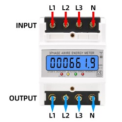 DTS6619 100A LCD Digital Display with Backlight Power Meter in Energy Meters Smart Electric Meter 3 Phase Kwh Meter DTS6619 100A LCD Digital Display with Backlight Power Meter in Energy Meters Smart Electric Meter 3 Phase Kwh Meter
