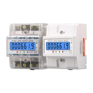 SmartMeter 100A LCD KWh Energy Meter with Three-Phase Backlight Guide Rail for Home Use Energy Monitoring  3*127/220VAC  Power Consumption Measurement SmartMeter 100A LCD KWh Energy Meter with Three-Phase Backlight Guide Rail for Home Use Energy Monitoring  3*127/220VAC  Power Consumption Measurement