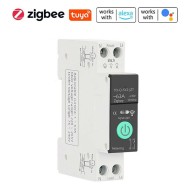 Tuya Intelligent Circuit Breaker with Metering 1P 63A DIN Rail Support 3 Timing Modes Multiple Safety Protecting APP Remote Control Compatible Tuya Intelligent Circuit Breaker with Metering 1P 63A DIN Rail Support 3 Timing Modes Multiple Safety Protecting APP Remote Control Compatible