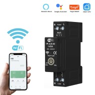 Intelligent Circuit Breaker 1P 63A Energy Monitor Real-time Tracking Energy Consumption with Alexa Google Assistant Compatibility Remote Control Intelligent Circuit Breaker 1P 63A Energy Monitor Real-time Tracking Energy Consumption with Alexa Google Assistant Compatibility Remote Control