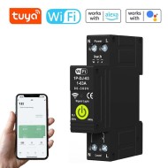 WiFi Intelligent Circuit Breaker ON OFF Timing Photovoltaic Bidirectional Metering Energy Meter Automatic Reclosing Protector WiFi Intelligent Circuit Breaker ON OFF Timing Photovoltaic Bidirectional Metering Energy Meter Automatic Reclosing Protector