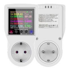 WIFI Digital Wattmeter EU Plug 220V AC Power Meter Electricy consumption Energy Meter Power Kilowatt Wattage Electricity Meter WIFI Digital Wattmeter EU Plug 220V AC Power Meter Electricy consumption Energy Meter Power Kilowatt Wattage Electricity Meter