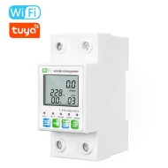 WiFi Intelligent Automatic Reclosing Protector Multifunctional Current Voltage Monitoring Meter LCD Display Switch Power Meter Protections WiFi Intelligent Automatic Reclosing Protector Multifunctional Current Voltage Monitoring Meter LCD Display Switch Power Meter Protections