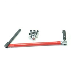 High Quality BASIN WRENCH SINK WRENCH Faucet spanner with 6pcs socket High Quality BASIN WRENCH SINK WRENCH Faucet spanner with 6pcs socket