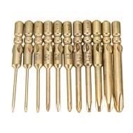 Socoje 40mm Magnetic Screwdriver Bits Hex Cross Head PH0 PH1 PH2 Bit For Electric Screwdriver 10Pcs  Socoje 40mm Magnetic Screwdriver Bits Hex Cross Head PH0 PH1 PH2 Bit For Electric Screwdriver 10Pcs