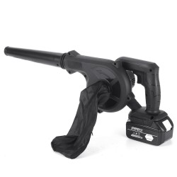 2 in 1 Socoje Cordless Electric Air Blower Garden Leaf Dust Car Cleaner Tool W/ None/1/2pcs Battery Also for Makita 18V Battery 1pc