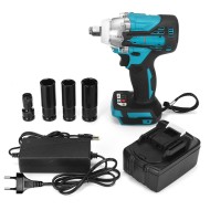 2 in1 18V 588N.m. Li-Ion Brushless Cordless Electric 1/2 Wrench 1/4 Screwdriver Drill 2 in1 18V 588N.m. Li-Ion Brushless Cordless Electric 1/2 Wrench 1/4 Screwdriver Drill