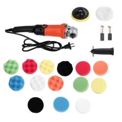 220V 2000W Socoje Black + Orange ABS 6000-8800r Electric Polisher For Automobile, Woodworking, Furniture Industry, Hardware, Electronic Components 1pc 220V 2000W Socoje Black + Orange ABS 6000-8800r Electric Polisher For Automobile, Woodworking, Furniture Industry, Hardware, Electronic Components 1pc
