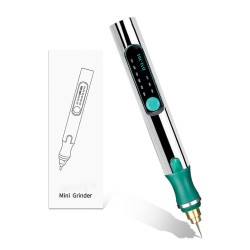 25000RPM Portable Mini Electric Grinder 3 Gears Carving Rotary Pen Drill Engraving Grinding Tool W/ Battery Indicator 1pc 25000RPM Portable Mini Electric Grinder 3 Gears Carving Rotary Pen Drill Engraving Grinding Tool W/ Battery Indicator 1pc