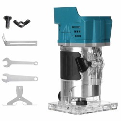 3000W Electric Trimmer Brushless Engraving Slotting Trimming Machine Wood Router Fit For 18V Battery 1pc 3000W Electric Trimmer Brushless Engraving Slotting Trimming Machine Wood Router Fit For 18V Battery 1pc