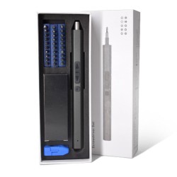 36 In 1 Precision Electric Screwdriver Set Type-C Fast Charging Screwdriver Set with LED Light Phone Repair Electric Tool