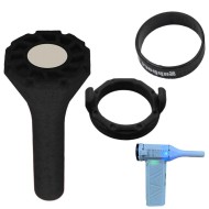 PVC Mini Hairdryer Extension Interface and Storage Bag Interface Versatile Accessory for Most Mini Hairdryers Compact Lightweight Design 3PCS  PVC Mini Hairdryer Extension Interface and Storage Bag Interface Versatile Accessory for Most Mini Hairdryers Compact Lightweight Design 3PCS