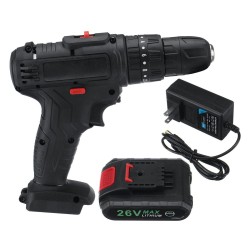 48V 1500W Impact Electric Drill 28N.m Max Torque LED Light Screwdriver Power W/ 1/2pc Battery 1pc 48V 1500W Impact Electric Drill 28N.m Max Torque LED Light Screwdriver Power W/ 1/2pc Battery 1pc