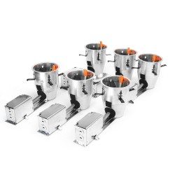 6PCS  - 4 Inch LED Remodel Recessed Can Lighting Night Light Airtight and IC Housing  6PCS  - 4 Inch LED Remodel Recessed Can Lighting Night Light Airtight and IC Housing