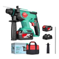 3-Mode Operation Hammer Brushless Cordless Rotary Hammer with 5Ah battery 3-Mode Operation Hammer Brushless Cordless Rotary Hammer with 5Ah battery