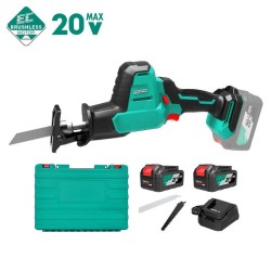 20V Cordless brushless reciprocating saw with upgraded vibration absorbing system 20V Cordless brushless reciprocating saw with upgraded vibration absorbing system