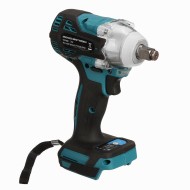 Socoje 18V 300N.M Bare Metal Cordless Electric Brushless Impact Wrench Stepless Speed Change Switch For 18V Makiita Battery Socoje 18V 300N.M Bare Metal Cordless Electric Brushless Impact Wrench Stepless Speed Change Switch For 18V Makiita Battery