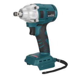 Brushless Electric Wrench 1/2 inch Drive 280N&sdot;m Torque 0-2700RPM Variable Speed Cordless Compatible with Mak 18V Battery Lightweight Design