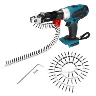 Socoje Rechargeable Automatic Nail Guns Electric Screwdriver For Makita 18V Battery Plasterboard Partition Walls Wooden Boards Ceilings Socoje Rechargeable Automatic Nail Guns Electric Screwdriver For Makita 18V Battery Plasterboard Partition Walls Wooden Boards Ceilings