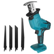 18V 10mm Socoje Coedless Electric Reciprocating Saw Variable Speed Metal Wood Cutting Tool Electric Saw With 4X Saw Blades For Battery 1pc 18V 10mm Socoje Coedless Electric Reciprocating Saw Variable Speed Metal Wood Cutting Tool Electric Saw With 4X Saw Blades For Battery 1pc