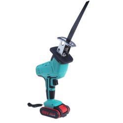 21V 7500mAh Socoje Electric Reciprocating Saw Ki tCordless Saw Cutting Blades+2 Battery 1pc