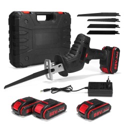 21V Cordless Electric Reciprocating Saw Wood Metal Cutting Pruning With Battery