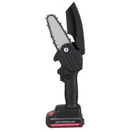 4 Inch Electric Chain Saw  Wood Cutter Garden Tool W/ 1pc Battery 21-24V  4 Inch Electric Chain Saw  Wood Cutter Garden Tool W/ 1pc Battery 21-24V