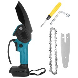 4 Inch Electric Chain Saw Cordless Chainsaw Multi-function Woodworking Wood Cutter For Makita 18V Battery 1pc