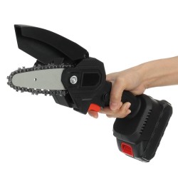 4 800W Cordless One-Hand Saw Woodworking Electric Chain Saw Wood Cutter W/ 0/1/2pcs Battery