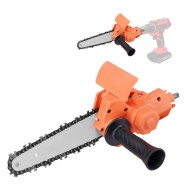 6 Inch Portable Electric Chainsaw Conversion Head Kits Electric Drill to Electric Chain Saw Adapter Portable Pruning Saw 6 Inch Portable Electric Chainsaw Conversion Head Kits Electric Drill to Electric Chain Saw Adapter Portable Pruning Saw