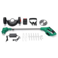 6000rpm Cordless Electric String Trimmer Weed Eater Lawn Mower Garden Grass Cutting Machine W/ 1/2 Battery 6000rpm Cordless Electric String Trimmer Weed Eater Lawn Mower Garden Grass Cutting Machine W/ 1/2 Battery