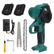 6inch 600W Portable Electric Chain Saw Rechargeable Saws Wood Cutter Woodworking Tool W/ 2pcs Battery EU Plug 6inch 600W Portable Electric Chain Saw Rechargeable Saws Wood Cutter Woodworking Tool W/ 2pcs Battery EU Plug