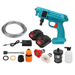 88VF Cordless High Pressure Washer Car Washing Spray Guns Water Cleaner W/ 1/2 Battery For MAKITA 88VF Cordless High Pressure Washer Car Washing Spray Guns Water Cleaner W/ 1/2 Battery For MAKITA