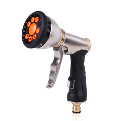 9 Function High-Pressure Water Spray Gun Car Washer Hose Spray Bottle Garden Watering Sprinkler Sprinkler Cleaning Water Gun 9 Function High-Pressure Water Spray Gun Car Washer Hose Spray Bottle Garden Watering Sprinkler Sprinkler Cleaning Water Gun