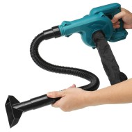 Socoje 2 in 1 Electric Air Blower Vacuum Cleaner Handheld Dust Collecting Tool For Makita18V Battery Socoje 2 in 1 Electric Air Blower Vacuum Cleaner Handheld Dust Collecting Tool For Makita18V Battery