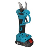 Socoje 21V Brushless Pruning Shears with 1500mAh Battery and EU Plug Charger in Blue and Black  Packaged in CE-Labeled Paper Box Socoje 21V Brushless Pruning Shears with 1500mAh Battery and EU Plug Charger in Blue and Black  Packaged in CE-Labeled Paper Box