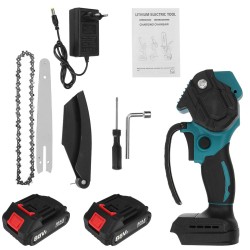 Socoje 8 Inch 3000W 88VF Brushless Electric Saw Chainsaw Pruning Saws Woodworking Cutting Tool W/ 1pc or 2pcs Battery For Makita 18v Battery Socoje 8 Inch 3000W 88VF Brushless Electric Saw Chainsaw Pruning Saws Woodworking Cutting Tool W/ 1pc or 2pcs Battery For Makita 18v Battery