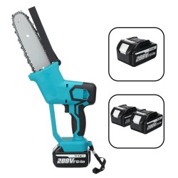 Socoje 8inch 21V 1500W Electric Cordless One-Hand Saw Chain Saw Woodworking with Battery Kit Socoje 8inch 21V 1500W Electric Cordless One-Hand Saw Chain Saw Woodworking with Battery Kit