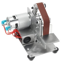 Mini Electric Belt Sander Grinder DIY Metal Wood Polishing Grinding Machine Sanding Belt Sharpener 330MM Mini Electric Belt Sander Grinder DIY Metal Wood Polishing Grinding Machine Sanding Belt Sharpener 330MM
